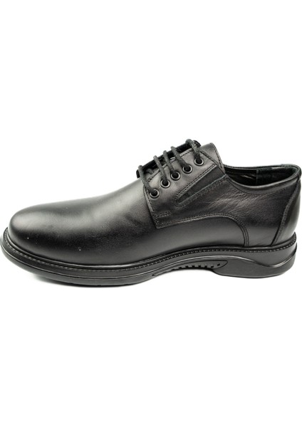 1026 - 1 Siyah Deri Erkek Günlükayakkabı modelleri