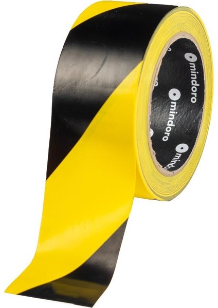Pvc Yapışkanlı Sarı/Siyah Yer İşaretleme Bandı 50 mm X33 m fiyatları