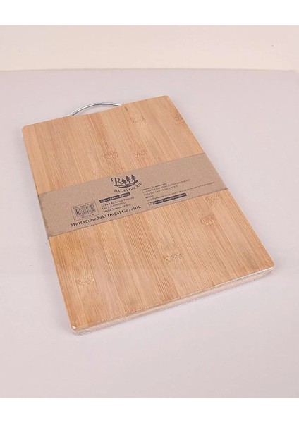 Bambu Ekmek Kesme Tahtası 36x26x1,8 Cm
