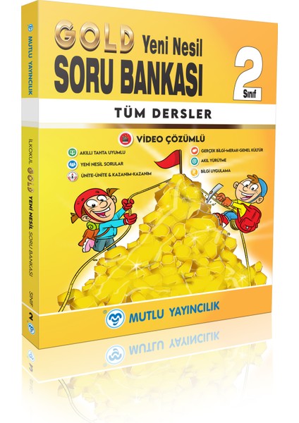 Mutlu Gold Yeni Nesil Soru Bankası 2. Sınıf (Yeni Ürün)