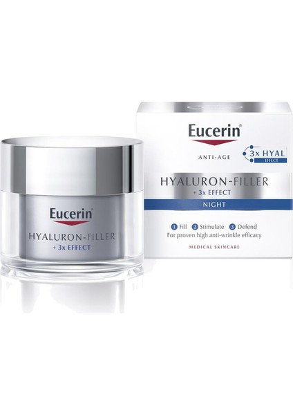 Hyaluron-Filler + 3x Effect Gece Kremi 50ML