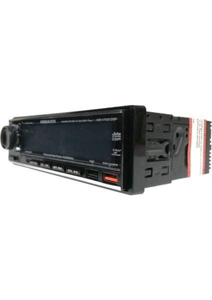 Oto Teyp Dsp Bluetooth 4X60W + 63 Ses Seviyeli Kumandalı Mg X700 Dsp Model App Kontrol