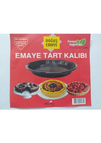 Emaye Tart Turta Kalıbı