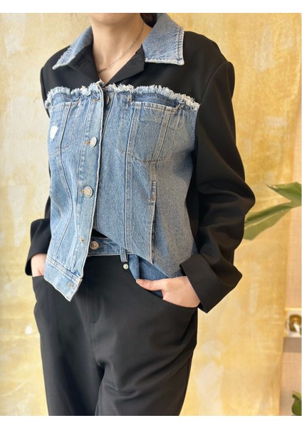 Matchli Denim Ceket modelleri