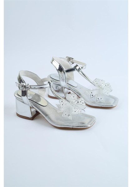 Topuklu Kız Çocuk Ayakkabısı Kız Çocuk Düğün Ayakkabısı Kız Çocuk Abiye Ayakkabı Yeni Sezon Topuklu