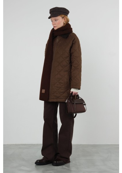 Süet Kapitone Mont Koyu Taba fırsatları