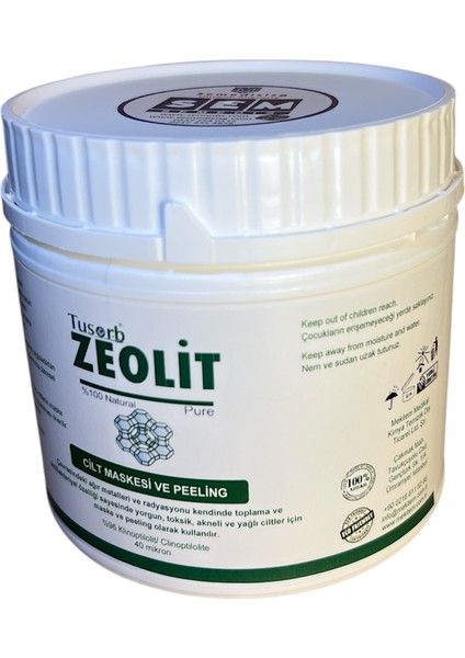 Zeolit Cilt Maskesi ve Peeling 400GR