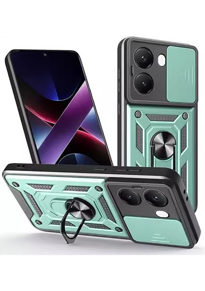 Poco X7 Pro Zırh Kamera Koruması Cep Telefonu Kılıfı (Yurt Dışından)