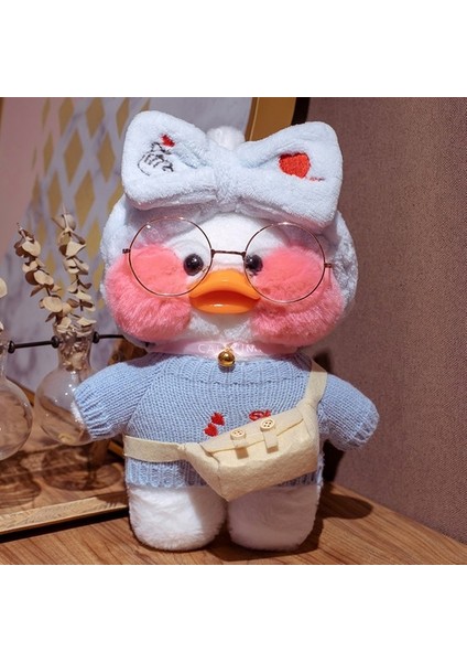 Lalafanfan Cafe Mimi Ördek Bebek 30 cm - Mavi (Yurt Dışından)