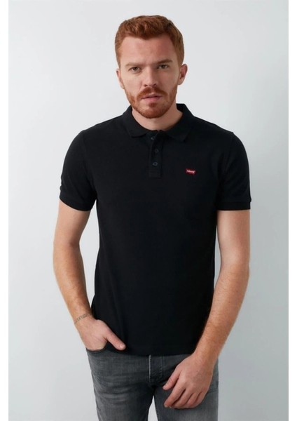 Levi's Erkek Polo Yaka Kısa Kol T-Shirt - Minimalist Günlük Stil
