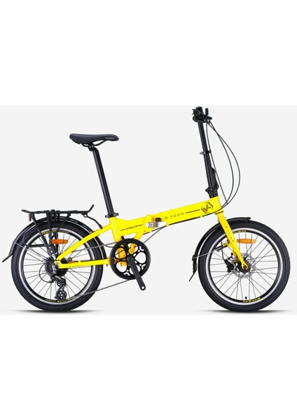 Fd 3000 Katlanır Bisiklet 20 Jant 8 Vites Hidrolik Disk Fren Sarı-Altın Sarı