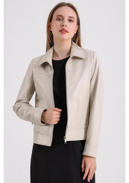 Carole Kadın Deri Ceket