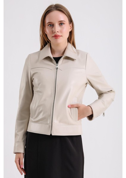 Carole Kadın Deri Ceket modelleri