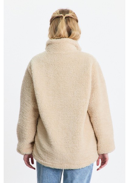 18887 Nakış Detay Cepli Welsoft Hırka Taş indirimleri