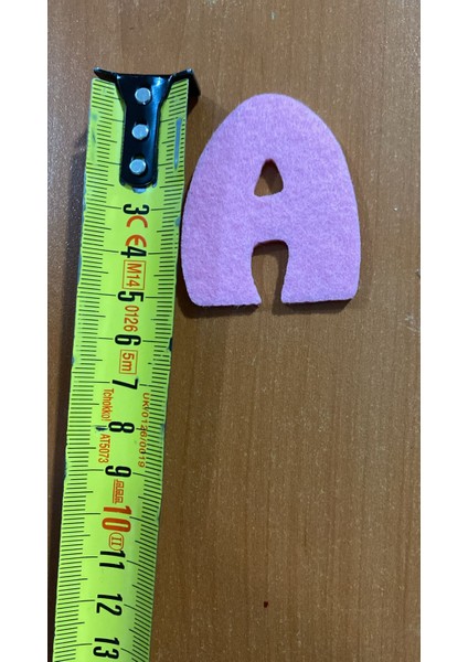Keçe Küçük C Harfi Beyaz (5 Adet)