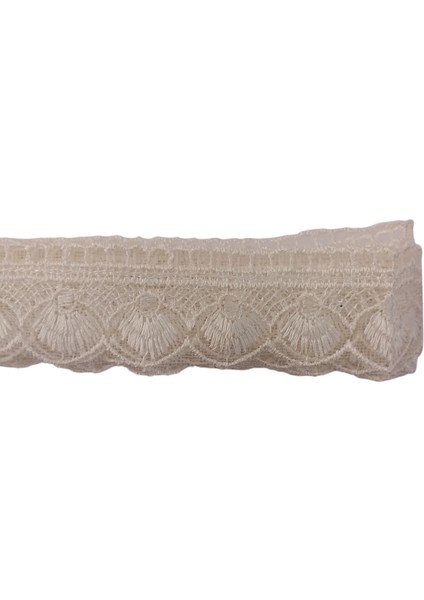 9 Metre Boyunda 4 cm Eninde Ekru Renkte güpür fiyatları