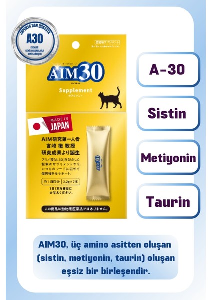 AIM30 Kedilerin Böbrek Sağlığının Korunmasına Katkıda Bulunan Toz Gıda Takviyesi fiyatları