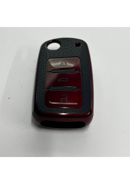Venoar Kırmızı Renkli Jetta Golf Polo Cady Anahtar Koruma Kılıfı