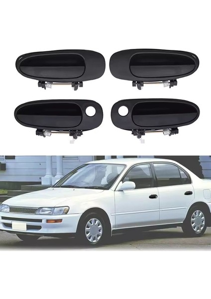 Kapı Kolu Dış Ön - Arka Takım Sağ + Sol Toyota Corolla AE101 Efsane Kasa 1993-1998