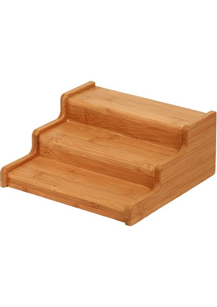 Bambu Ayarlanabilir 3 Katlı Baharatlık Standı Çok Amaçlı Stand 35 Cm X 22 Cm