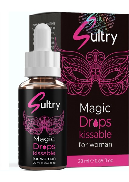 Magic Drops Kissable For Women Kadınlara Özel Libido Arttırıcı Azdiriçi Damla 20 ml