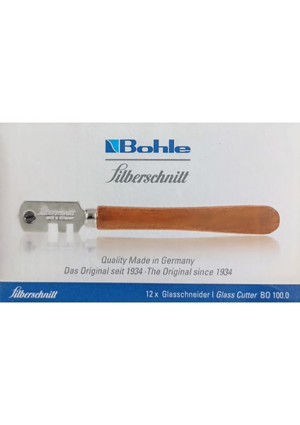 BO100.0 Silberschnitt Cam Kesme Elması Ağaç Saplı fiyatları