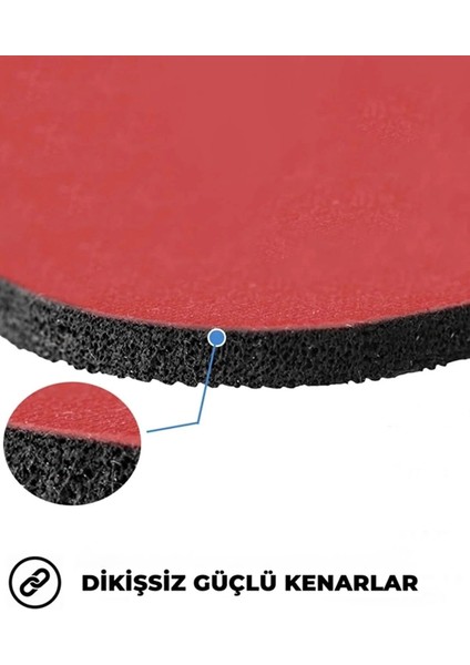 Sonictouch Ayın Karanlık Yüzü Siyah Pürüzsüz Yüzey Kaymaz Taban Dikişsiz Kenar Gamer Oyuncu Mouse Pad 19X23CM indirimleri