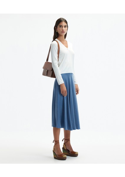 Midi Boy Dökümlü Etek fiyatları