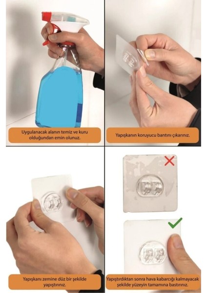Kristal Raflı Krom Ikili Tel Köşe Şampuanlık Yapışkanlı Banyo Köşeliği / Rafı