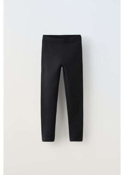 Siyah Kız Çocuk Lastikli Bel Kışlık Tayt fiyatları