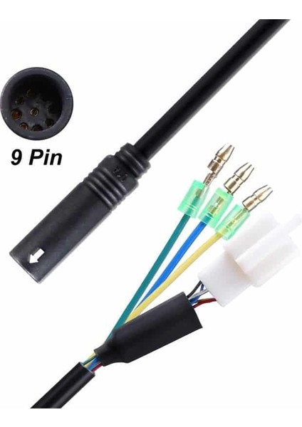 9 Pin Su Geçirmez Motor Uzatma Kablosu 60 cm Sm Konnektör Çevirici fiyatları