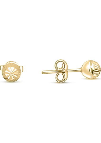5.5 mm Altın Vidalı Top Küpe indirimleri