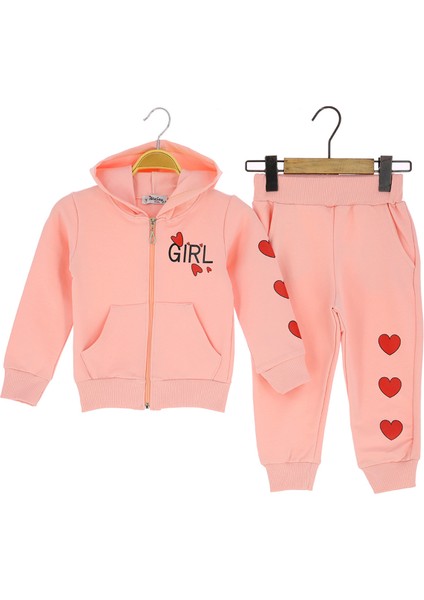 Kız Çocuk Ijkili Takım Kapüşonlu