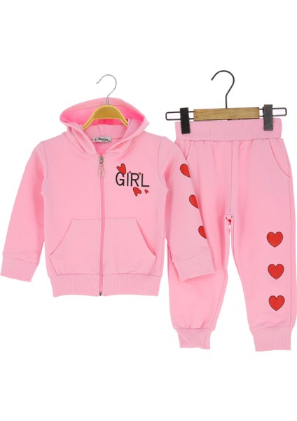 Kız Çocuk Ijkili Takım Kapüşonlu