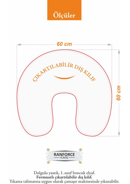 Emzirme Yastığı, Emzirme Önlüğü Set - Pamuklu Kumaş - Yeşil Kelebek indirimleri