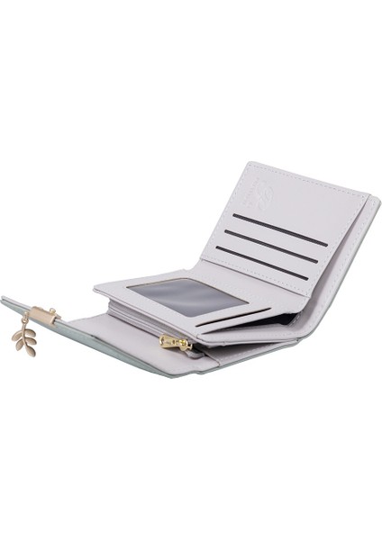 Kısa Kadın Cüzdan Toka Basit Üç Katlı Kadın Para Cüzdan Kart Tutucu (Yurt Dışından) modelleri