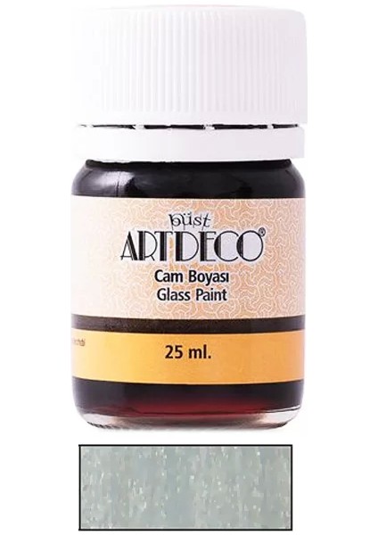 030A Cam Boyası 22 Metalik Gümüş 25ML