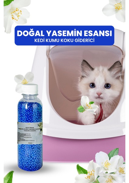 Kedi Kumu ve Tuvaleti Koku Giderici Granül, yasemin Ferahlatıcı Etkili, Kokusuz Tuvalet İçin, 250ml modelleri