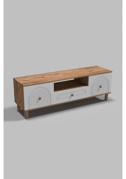 Bohem Tv Ünitesi 150 cm N Çizgili Mdf Kapak
