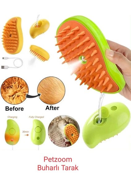 Buharlı Evcil Hayvan Tarağı