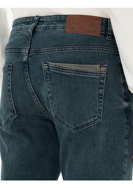 Erkek Mavi Slim Fit Jean Pantolon 50296136-VR036