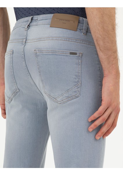 Erkek Açık Gri Slim Fit Jean Pantolon 50285124-VR001