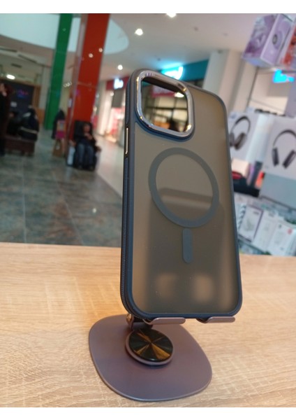 Apple iPhone 14 Pro Max Uyumlu Kenarları Kaymaz Darbe Korumalı Kılıf Magsafe Özellikli Mat Kapak