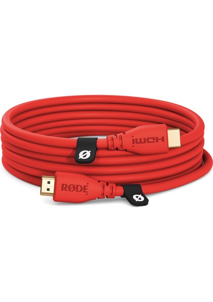 Premium HDMI Kablo Kırmızı (3 metre)