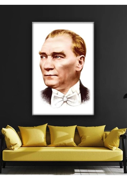 LED Işıklı Atatürk Şık Hediyelik Kanvas Tablo fiyatları