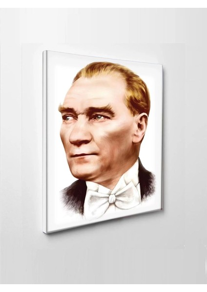 LED Işıklı Atatürk Şık Hediyelik Kanvas Tablo modelleri