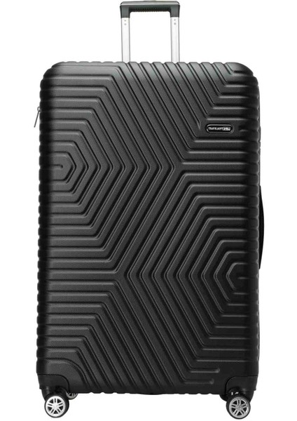Sanderum Battal -B 5fx Siyah Unisex Büyük Boy Valiz
