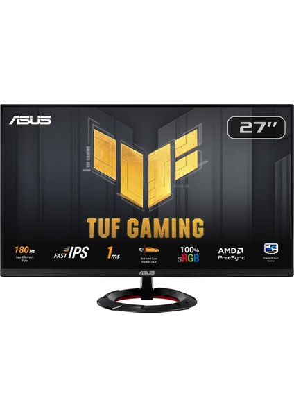 Tuf Gamıng VG279Q3R 27 Fast IPS Freesync ve G-Sync Uyumlu 1920X1080 1ms 180Hz 250CD Dp HDMI Hoparlör Vesa 3yıl 100% Srgb Elmb Monitör