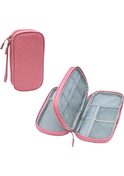 Veri Kablosu Saklama Çantası Şarj Cihazı Mobil Güç Şarj Kablosu Çantası Kılıfı Dijital Düzenleyici Kulaklık Çantası (Yurt Dışından)