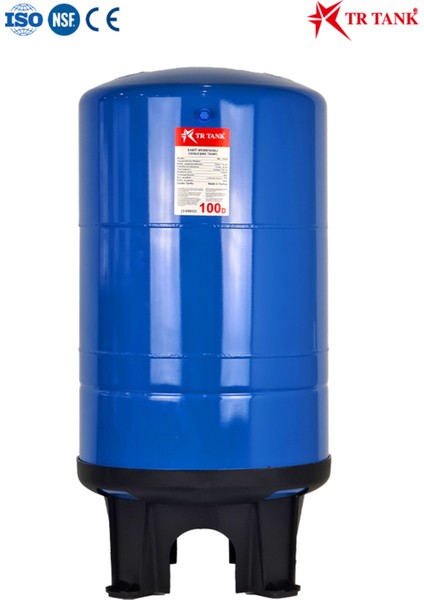Trtank Profesyonel 100 Litre Dikey Ayaklı Nsf Membranlı Hidrofor Genleşme Tankı